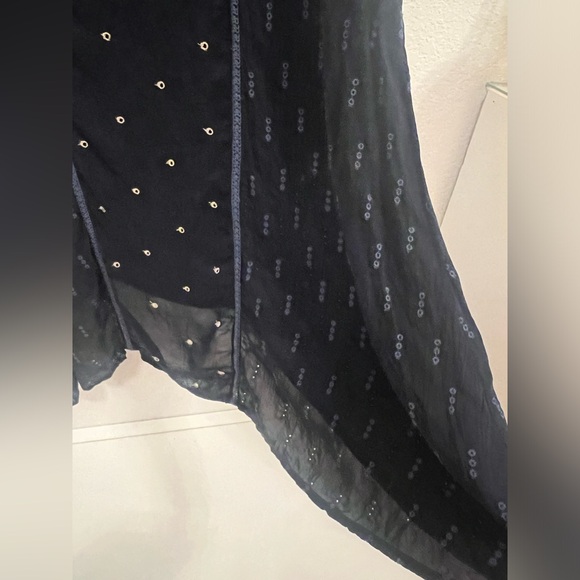 Johnny Was Sheer Embroidered  Dress - Picture 9 of 16